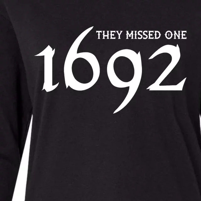 1692 They Missed One Womens Cotton Relaxed Long Sleeve T-Shirt