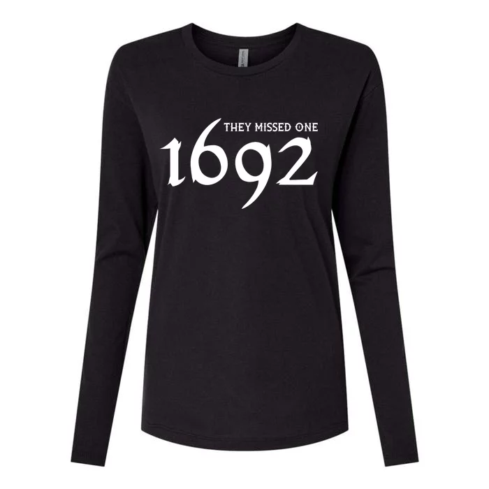 1692 They Missed One Womens Cotton Relaxed Long Sleeve T-Shirt