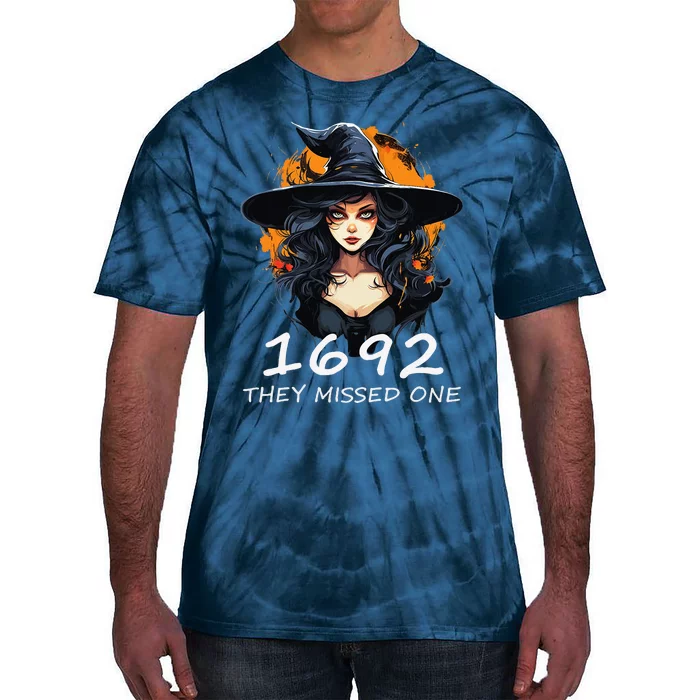 1692 They Missed One Funny Salem Halloween Tie-Dye T-Shirt