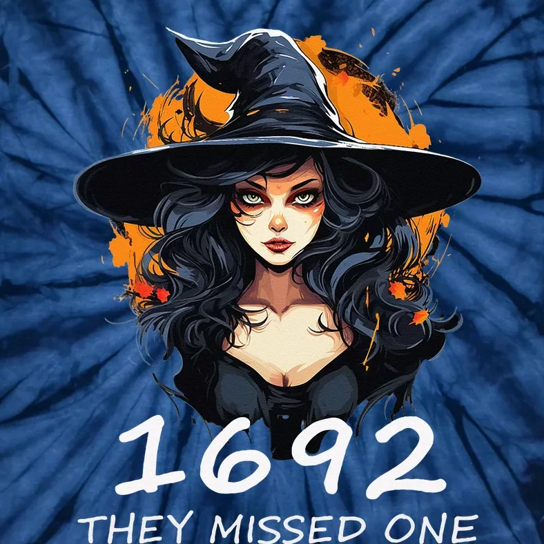 1692 They Missed One Funny Salem Halloween Tie-Dye T-Shirt