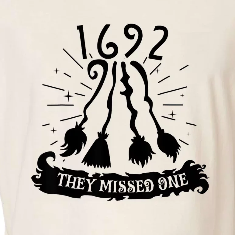 1692 They Missed One For Witch Halloween Garment-Dyed Women's Muscle Tee