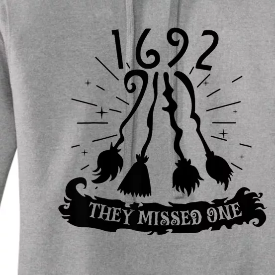 1692 They Missed One For Witch Halloween Women's Pullover Hoodie