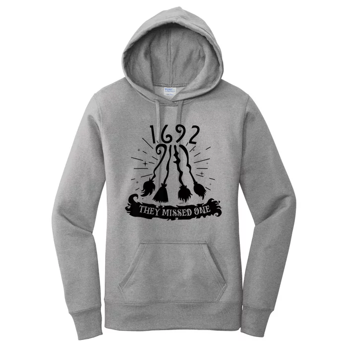 1692 They Missed One For Witch Halloween Women's Pullover Hoodie