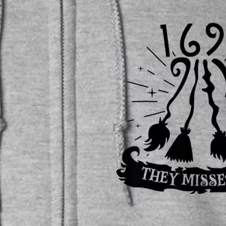 1692 They Missed One For Witch Halloween Full Zip Hoodie