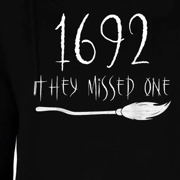 1692 They Missed One Womens Funnel Neck Pullover Hood