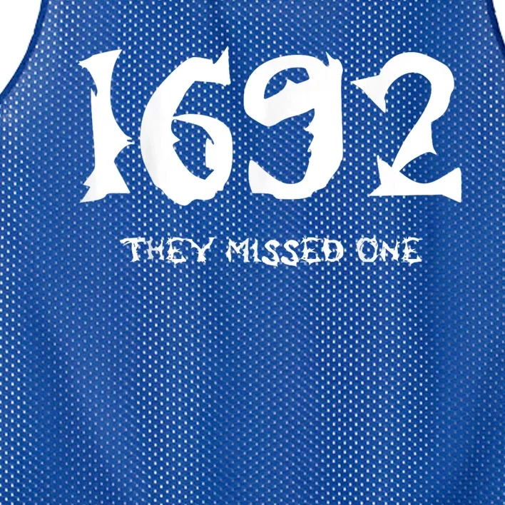 1692 They Missed One Mesh Reversible Basketball Jersey Tank