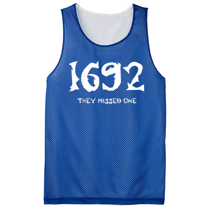 1692 They Missed One Mesh Reversible Basketball Jersey Tank