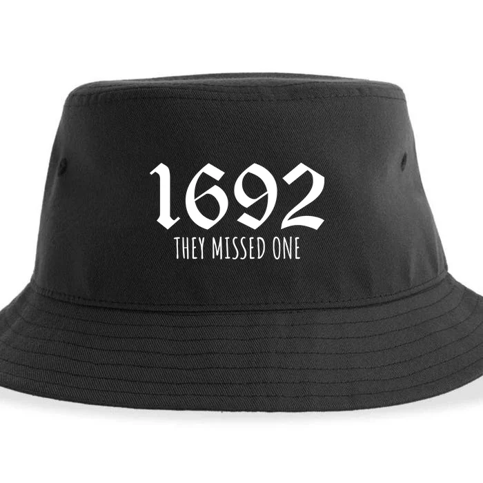 1692 They Missed One Salem Witch Sustainable Bucket Hat