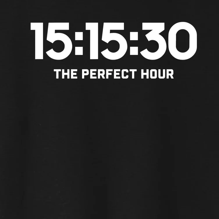 15.15.30 The Perfect Hour Women's Crop Top Tee