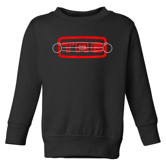 1970s Triumph TR6 British Classic Car Grille Toddler Sweatshirt