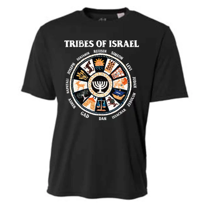 12 Twelve Tribes Of Israel Hebrew Israelite Judah Jerusalem Cooling Performance Crew T-Shirt