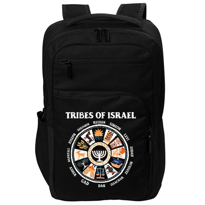 12 Twelve Tribes Of Israel Hebrew Israelite Judah Jerusalem Impact Tech Backpack