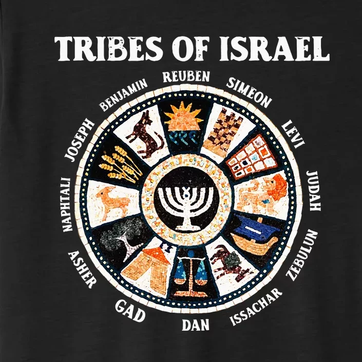 12 Twelve Tribes Of Israel Hebrew Israelite Judah Jerusalem ChromaSoft Performance T-Shirt