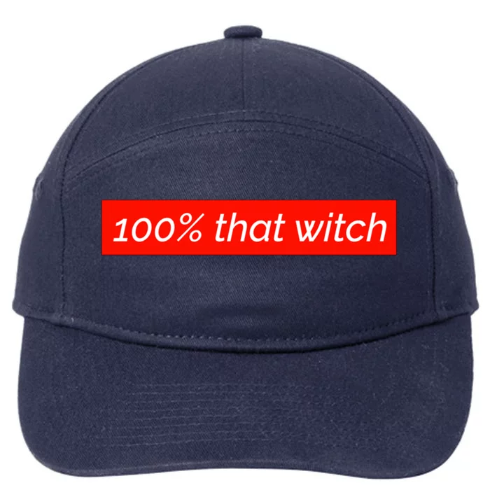 100% That Witch Gift 7-Panel Snapback Hat