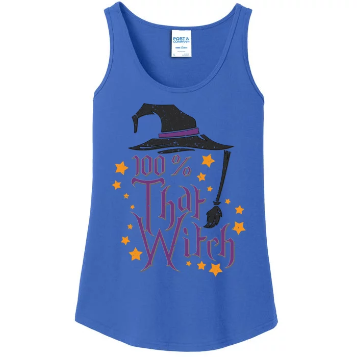 100% That Witch Gift Ladies Essential Tank