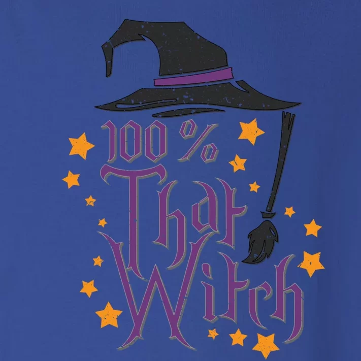 100% That Witch Gift Toddler Long Sleeve Shirt