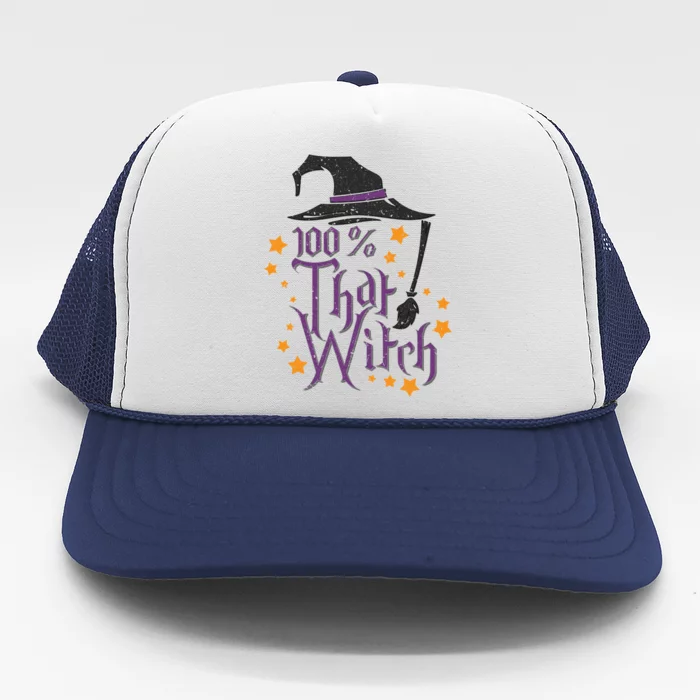 100% That Witch Gift Trucker Hat