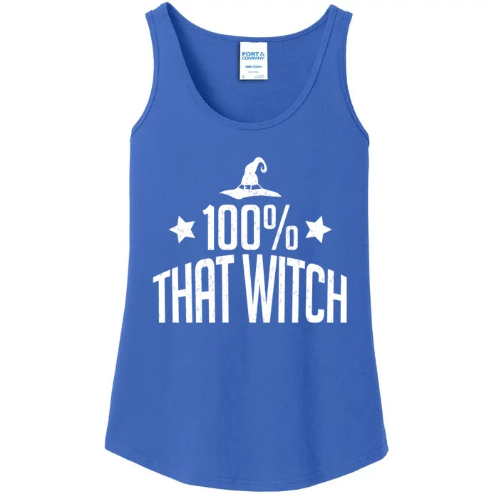 100% That Witch Gift Ladies Essential Tank