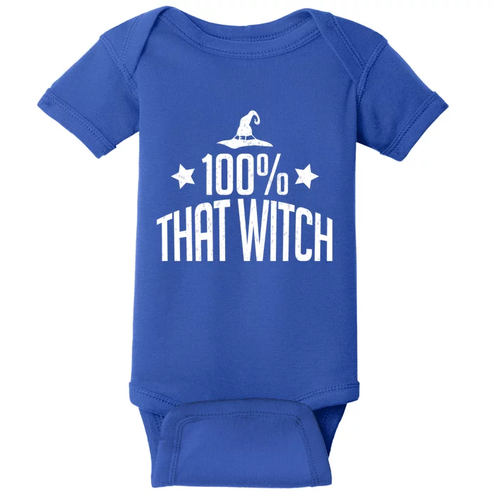 100% That Witch Gift Baby Bodysuit