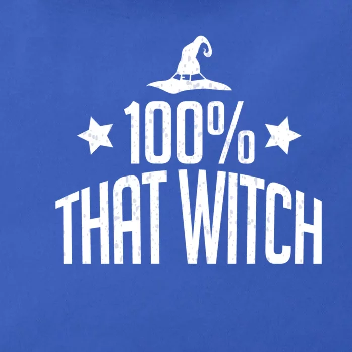 100% That Witch Gift Zip Tote Bag