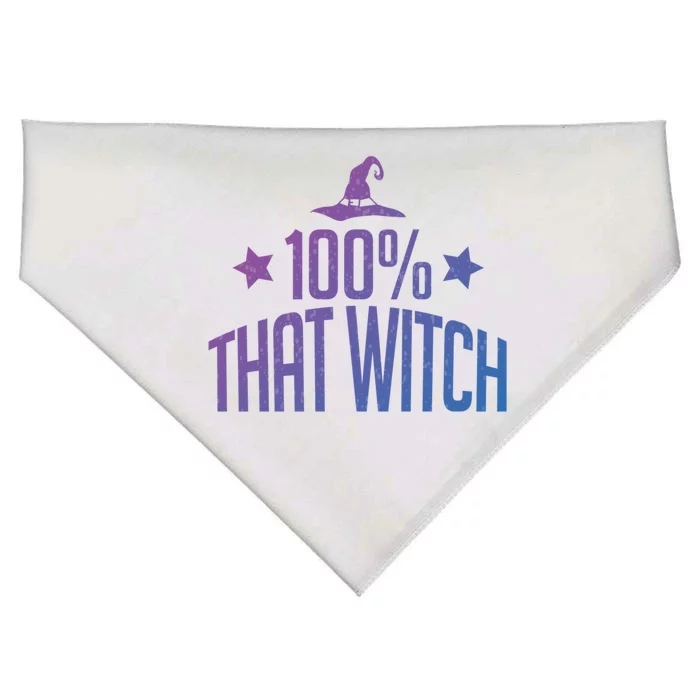 100% That Witch Gift USA-Made Doggie Bandana