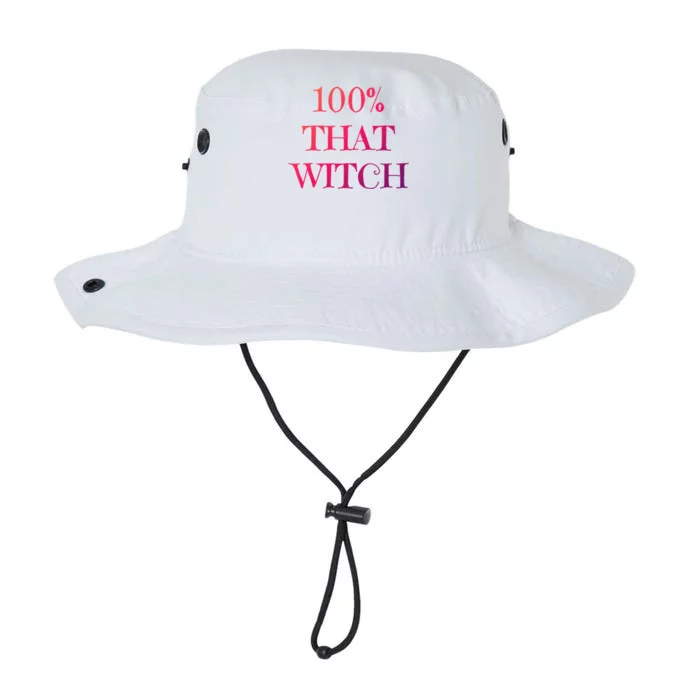 100% That Witch Funny Halloween Gift Legacy Cool Fit Booney Bucket Hat