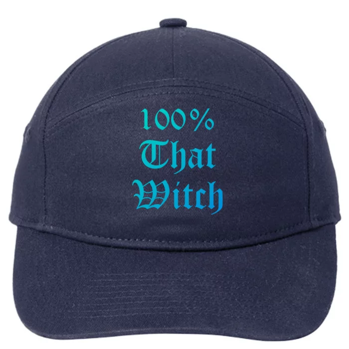 100% That Witch Gift 7-Panel Snapback Hat