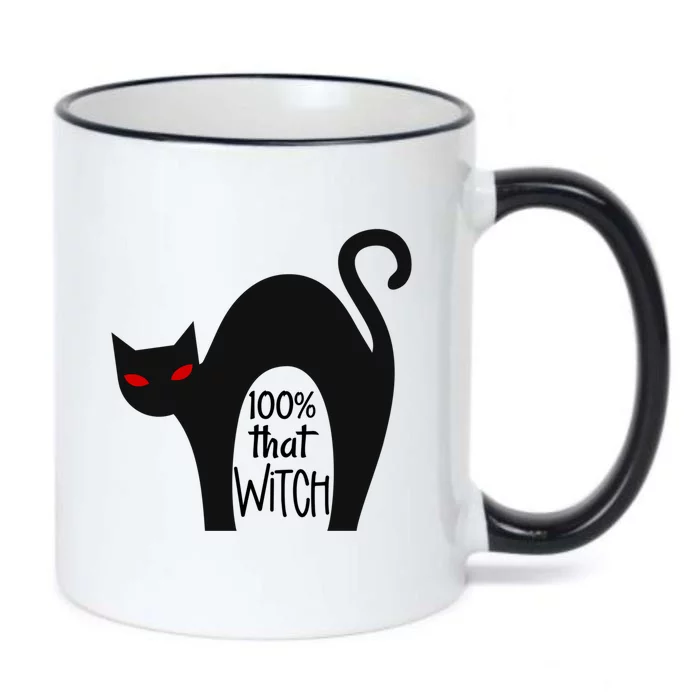 100% That Witch Cool Gift Black Color Changing Mug