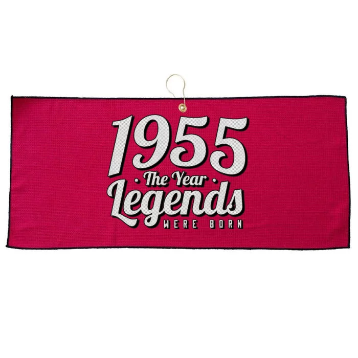 1955 The Year Legends Were Born Large Microfiber Waffle Golf Towel