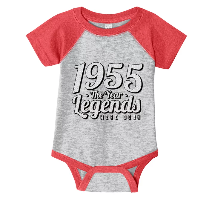 1955 The Year Legends Were Born Infant Baby Jersey Bodysuit