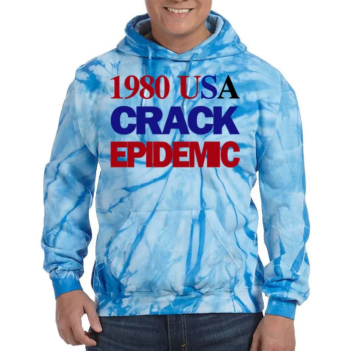 1980 Usa Crack Epidemic Tie Dye Hoodie