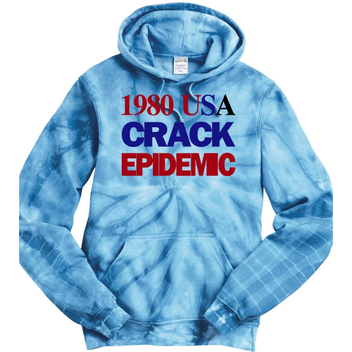 1980 Usa Crack Epidemic Tie Dye Hoodie