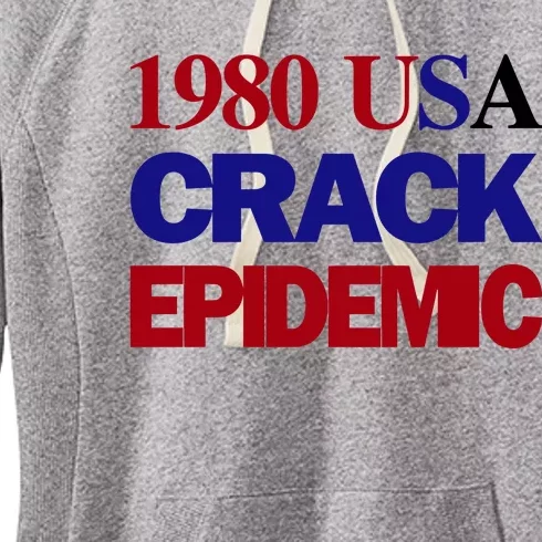 1980 Usa Crack Epidemic Women's Fleece Hoodie