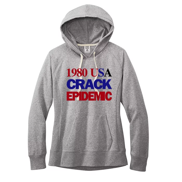 1980 Usa Crack Epidemic Women's Fleece Hoodie