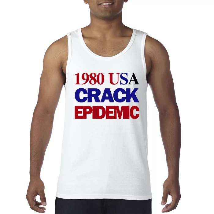 1980 Usa Crack Epidemic Tank Top