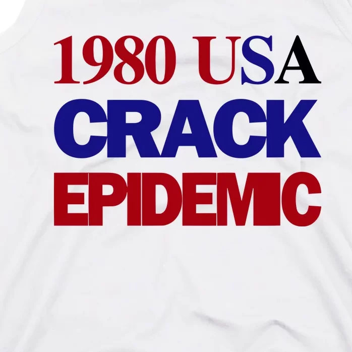 1980 Usa Crack Epidemic Tank Top