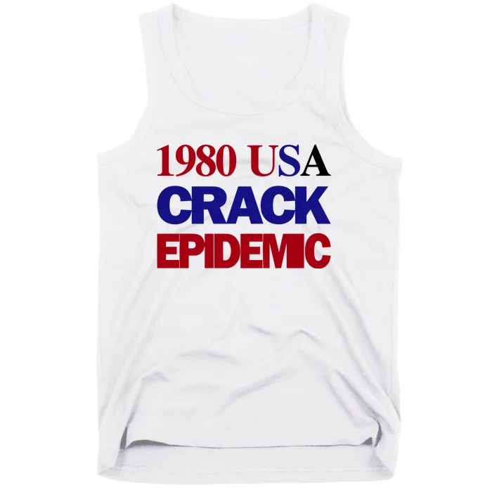 1980 Usa Crack Epidemic Tank Top