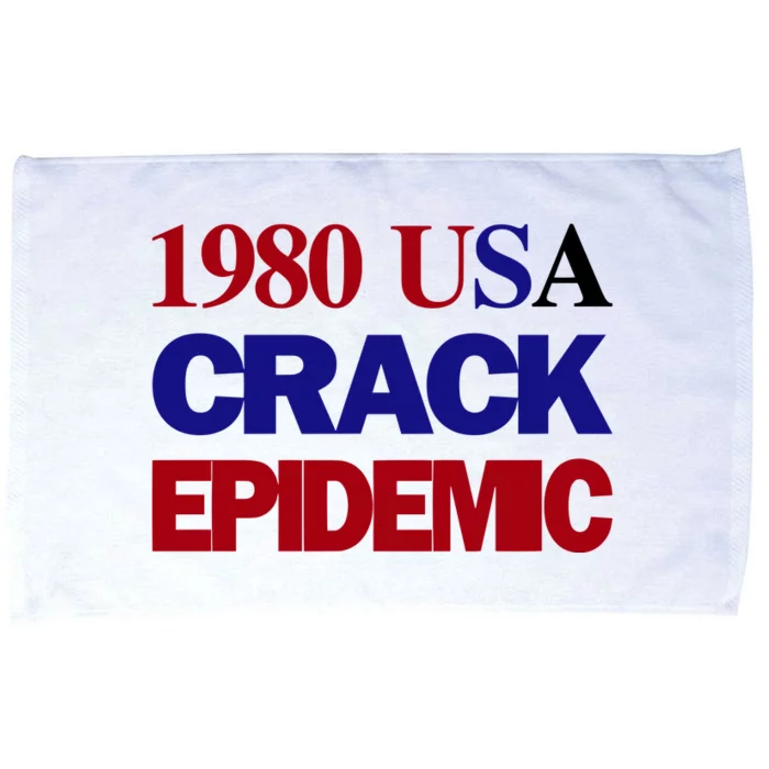 1980 Usa Crack Epidemic Microfiber Hand Towel