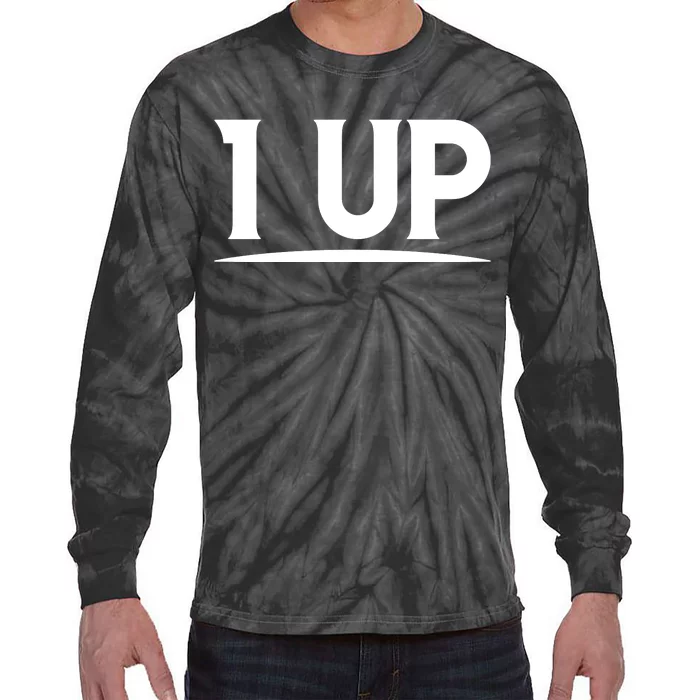 1 UP Funny Fathers Day T Tie-Dye Long Sleeve Shirt