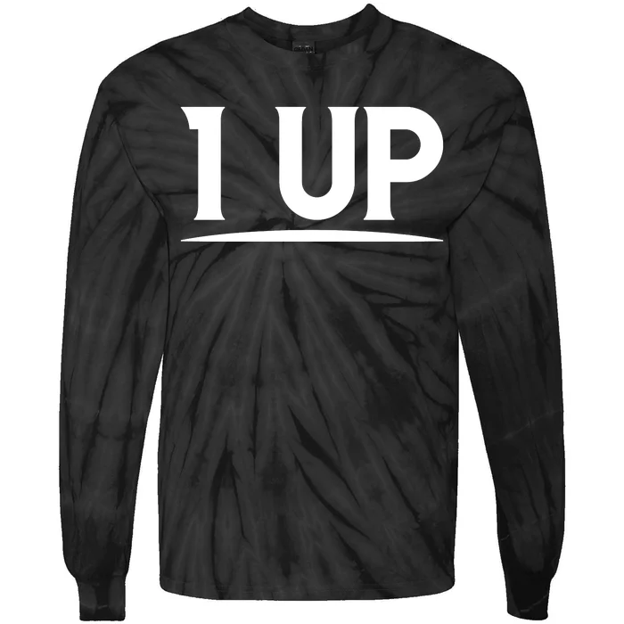 1 UP Funny Fathers Day T Tie-Dye Long Sleeve Shirt