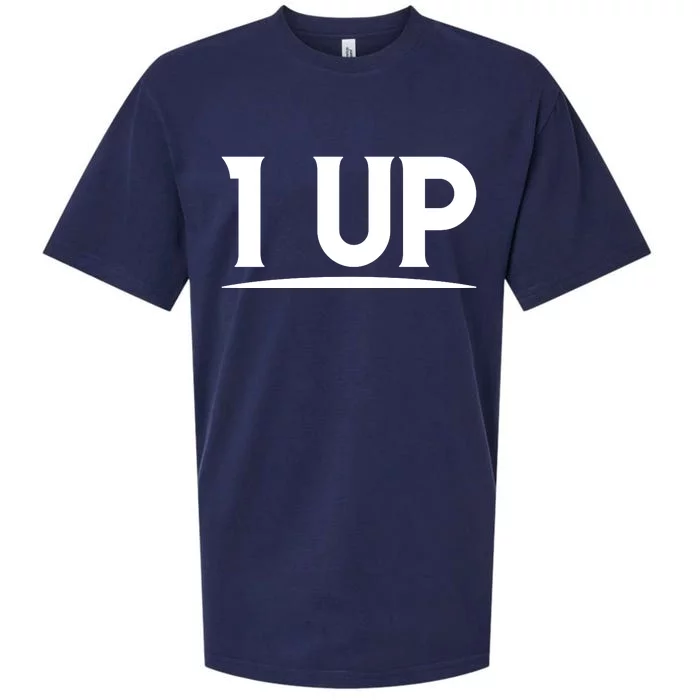 1 UP Funny Fathers Day T Sueded Cloud Jersey T-Shirt