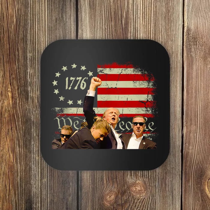 1776 Usa Flag Donald Trump 2024 Usa Election Voting Coaster