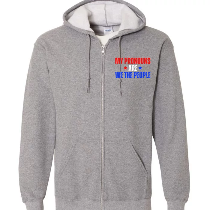 1776 Usa Gifts For American Patriots We The People Full Zip Hoodie