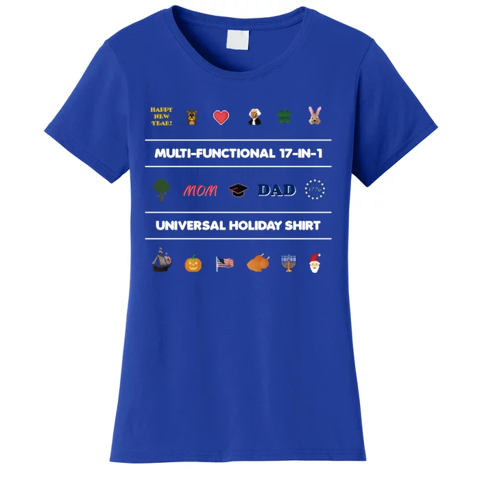 17giftingift1 Universal Holiday Pixel Art Cool Gift Women's T-Shirt