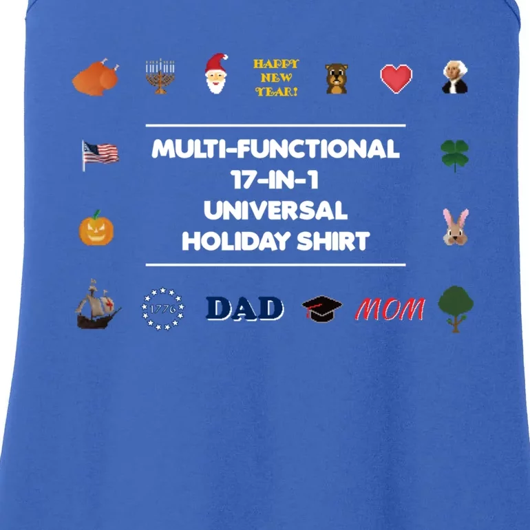 17giftingift1 Universal Holiday Pixel Art (V2) Gift Ladies Essential Tank