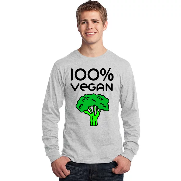 100 % Vegan Tall Long Sleeve T-Shirt