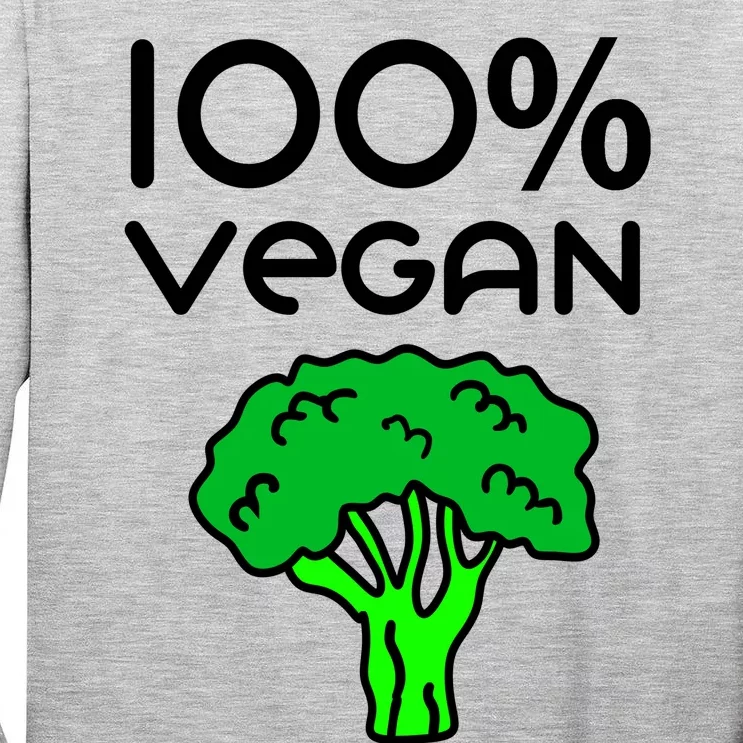 100 % Vegan Tall Long Sleeve T-Shirt