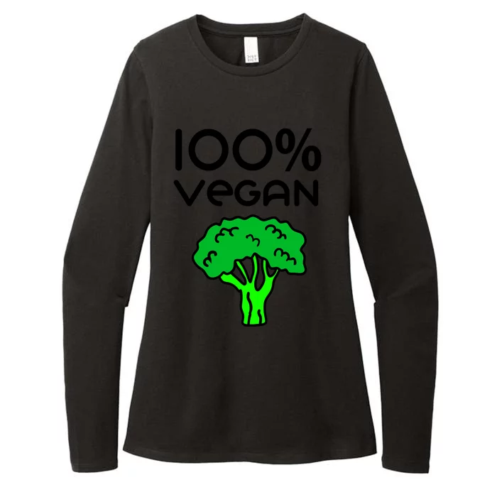 100 % Vegan Womens CVC Long Sleeve Shirt