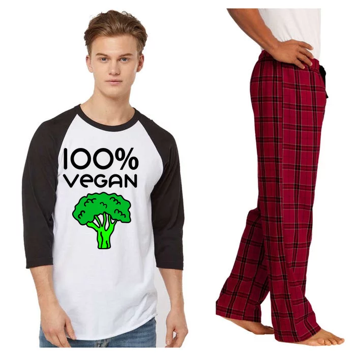 100 % Vegan Raglan Sleeve Pajama Set