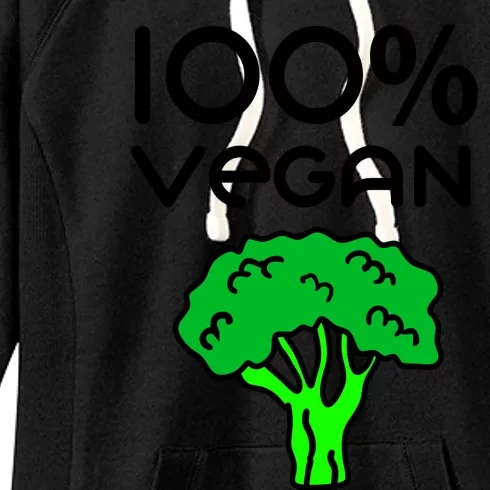 100 % Vegan Women's Fleece Hoodie